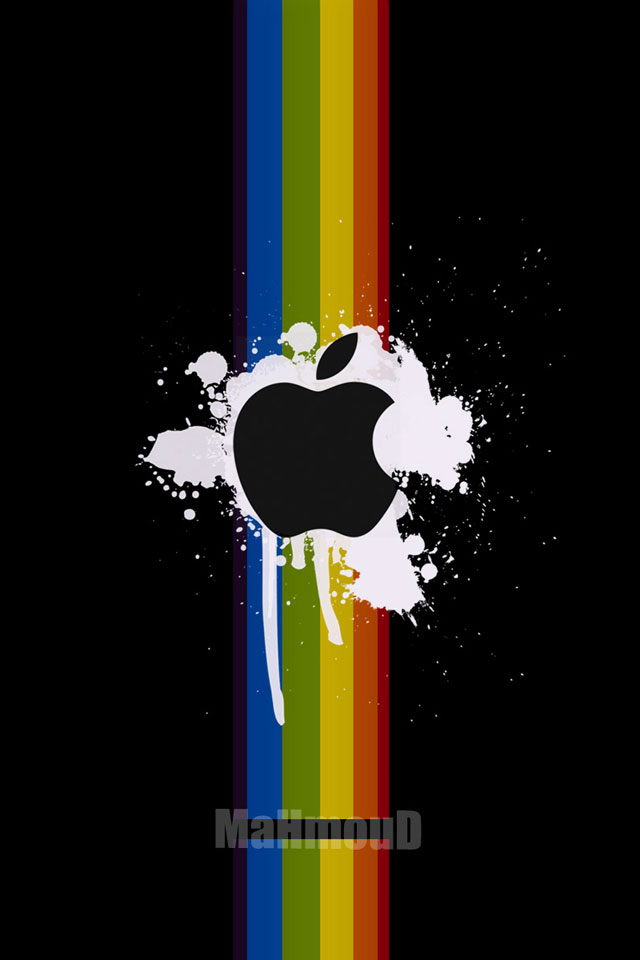 Apple Retro Logo Iphone Hd Wallpaper ~ Iphone Hd Wallpapers - Apple Retro Logo Iphone - HD Wallpaper 