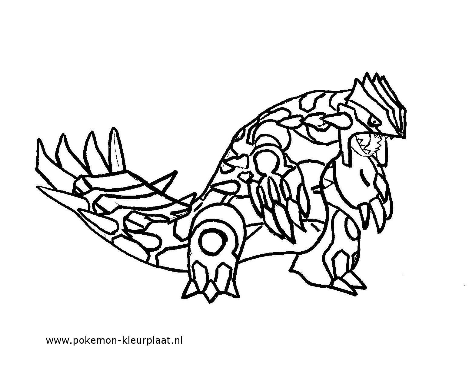 Primal Groudon - Pokemon Primal Groudon Coloring Pages - HD Wallpaper 