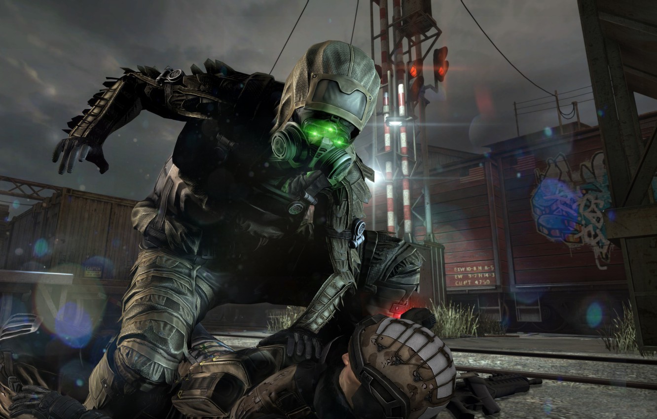 Photo Wallpaper Trains, Tom Clancy S, Splinter Cell - Splinter Cell Blacklist Spy - HD Wallpaper 