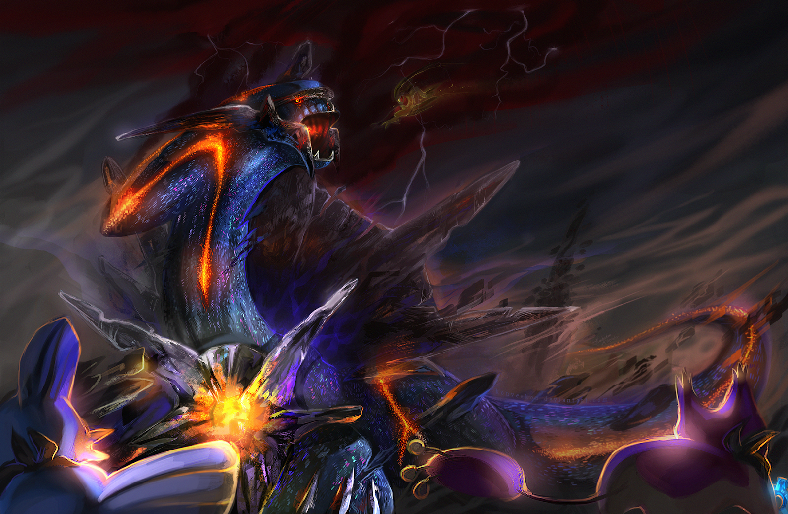 Primal Dialga Konveekou - HD Wallpaper 