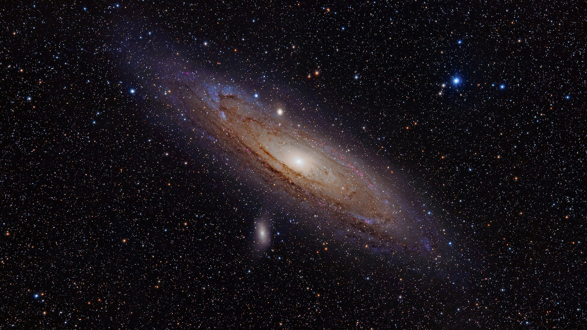 Andromeda Galaxy Wallpaper - Andromeda Galaxy High Resolution - HD Wallpaper 