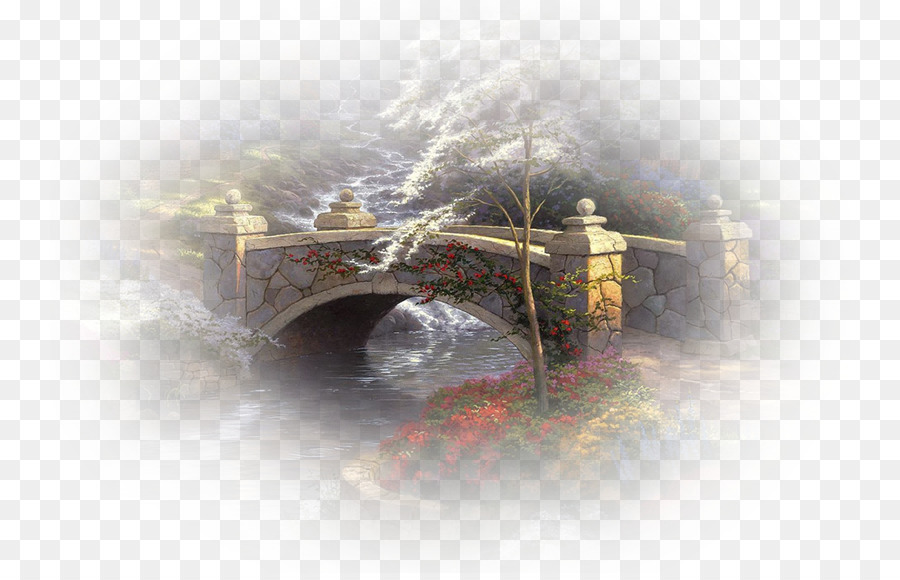 Lukisan, Desktop Wallpaper, Laptop Gambar Png - Thomas Kinkade - HD Wallpaper 