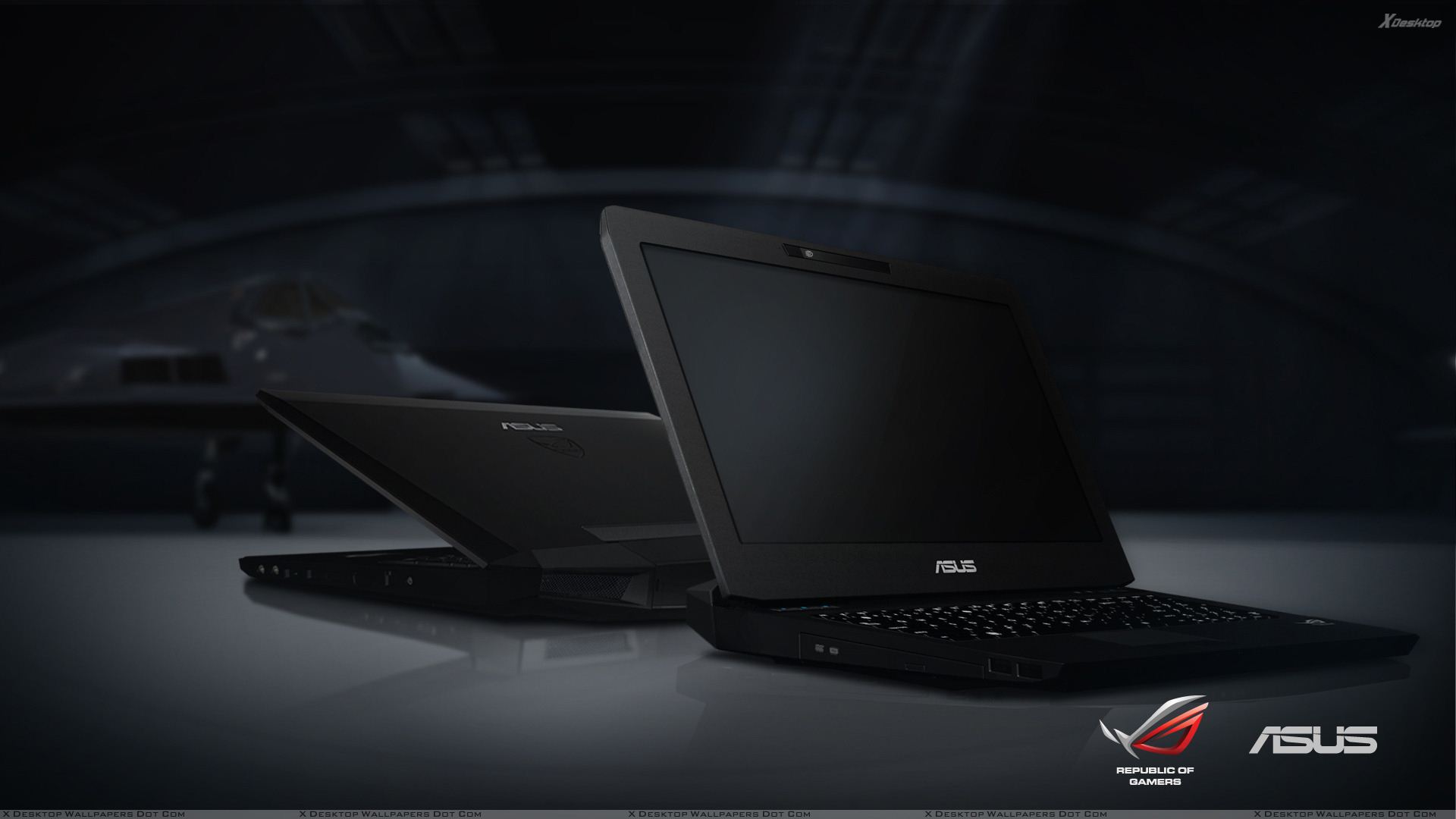 Asus Laptop In Dark - HD Wallpaper 