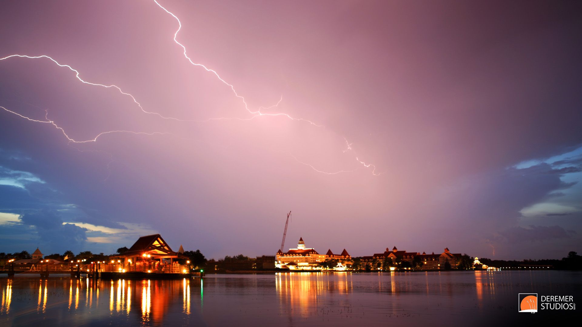 Wallpaper For Laptop - Lightning - HD Wallpaper 