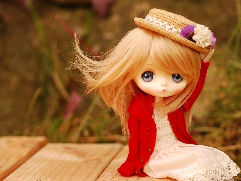 Beautiful Stylish Doll Hq Wallpaper - Baby Doll Images Hd - HD Wallpaper 