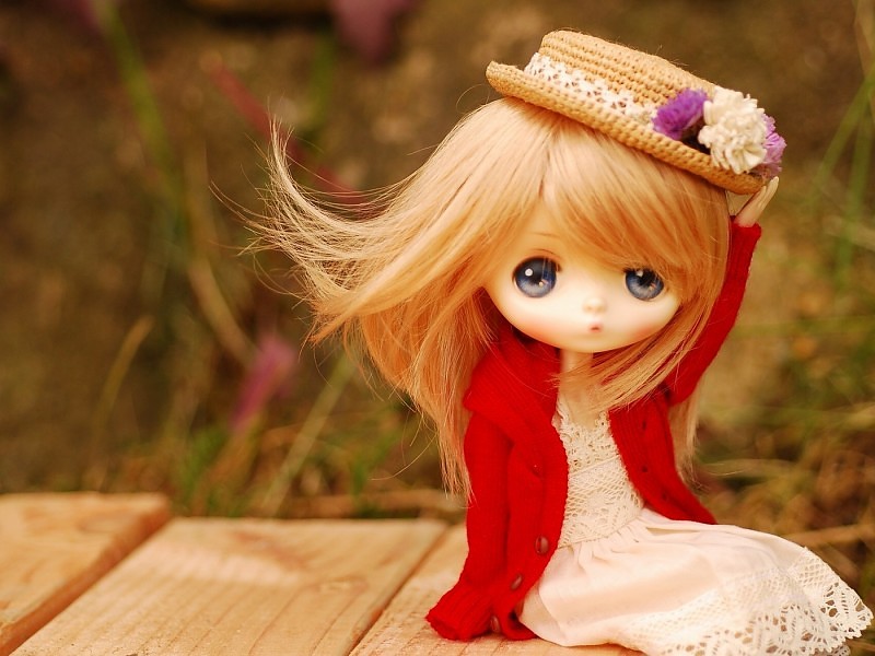 Beautiful Stylish Doll Hq Wallpaper - Baby Doll Images Hd - HD Wallpaper 