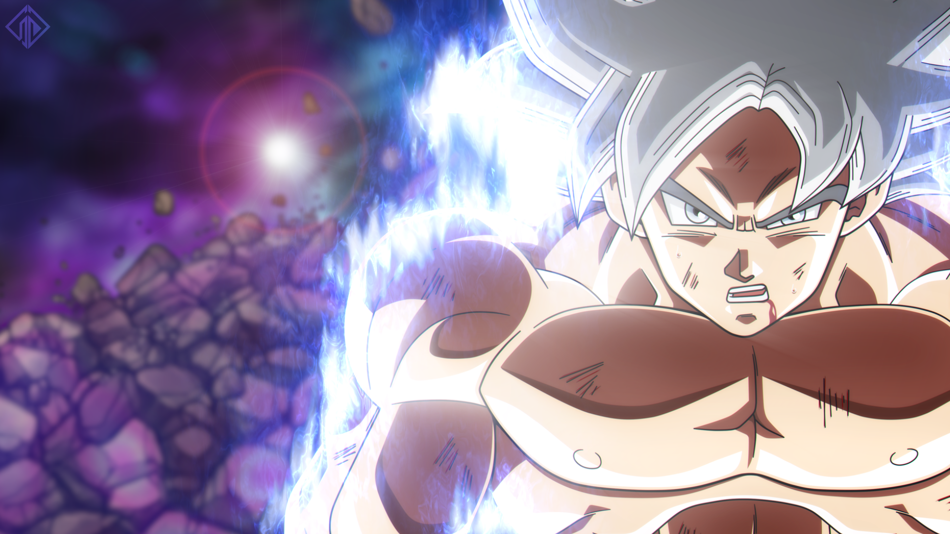 Goku Super Saiyan Silver - HD Wallpaper 