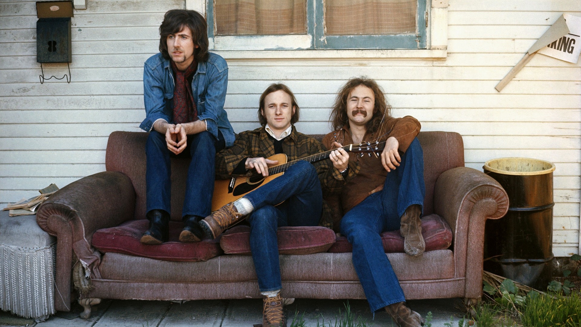 Wallpaper Crosby, Stills, Nash, House, Sofa - Crosby Stills And Nash - HD Wallpaper 