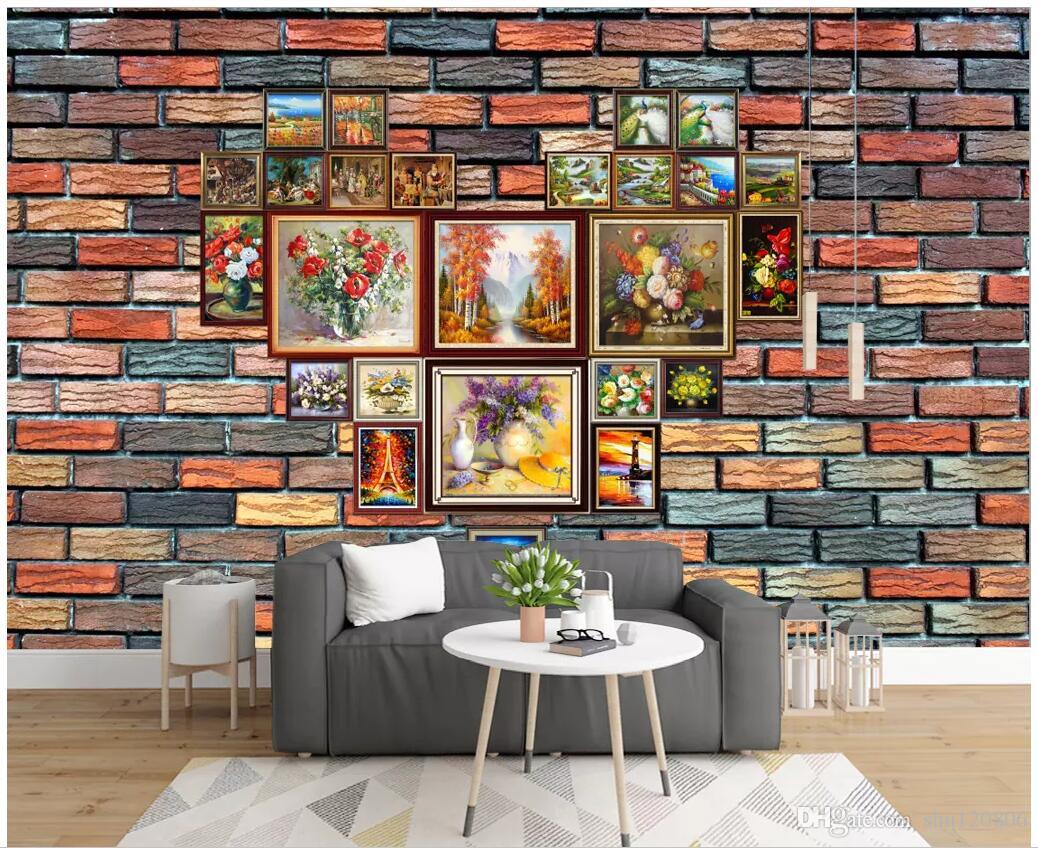 Collage Wallpaper On Wall - HD Wallpaper 