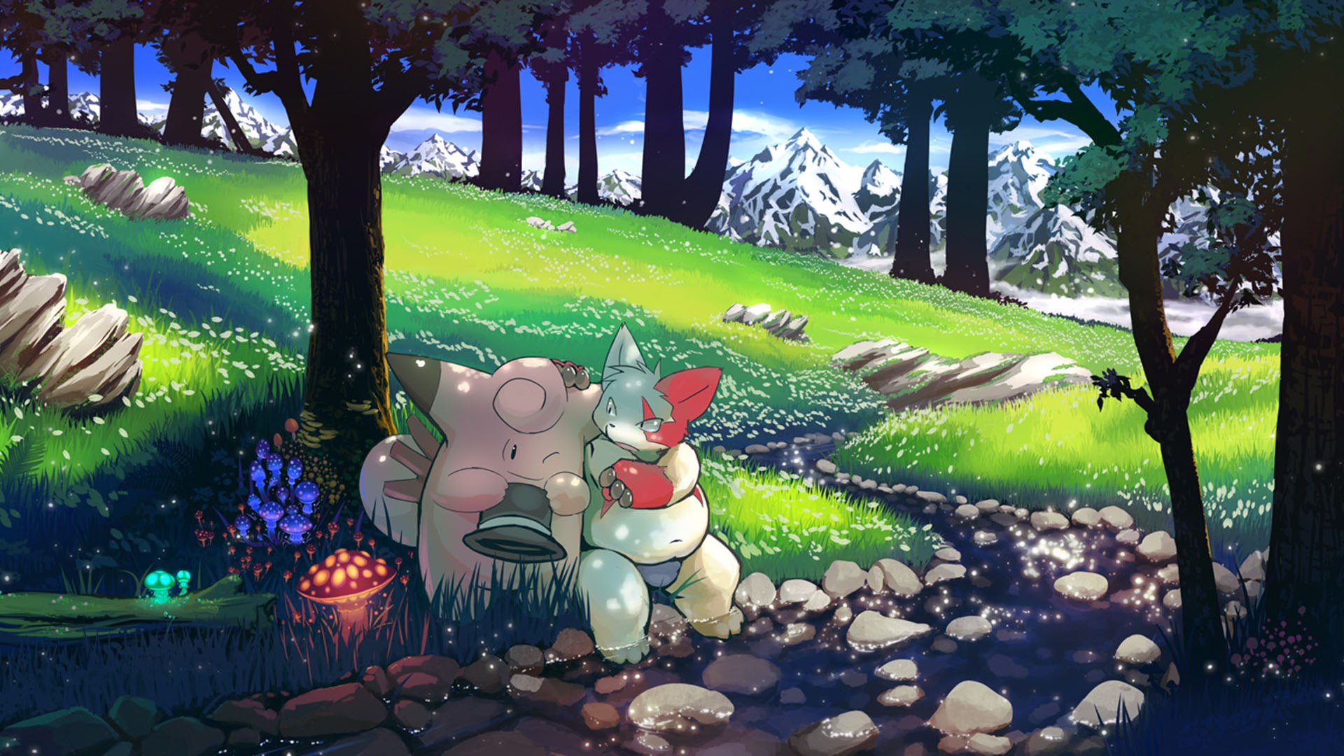 River Pokemon Fan Art 1920x1080 Wallpaper teahub.io