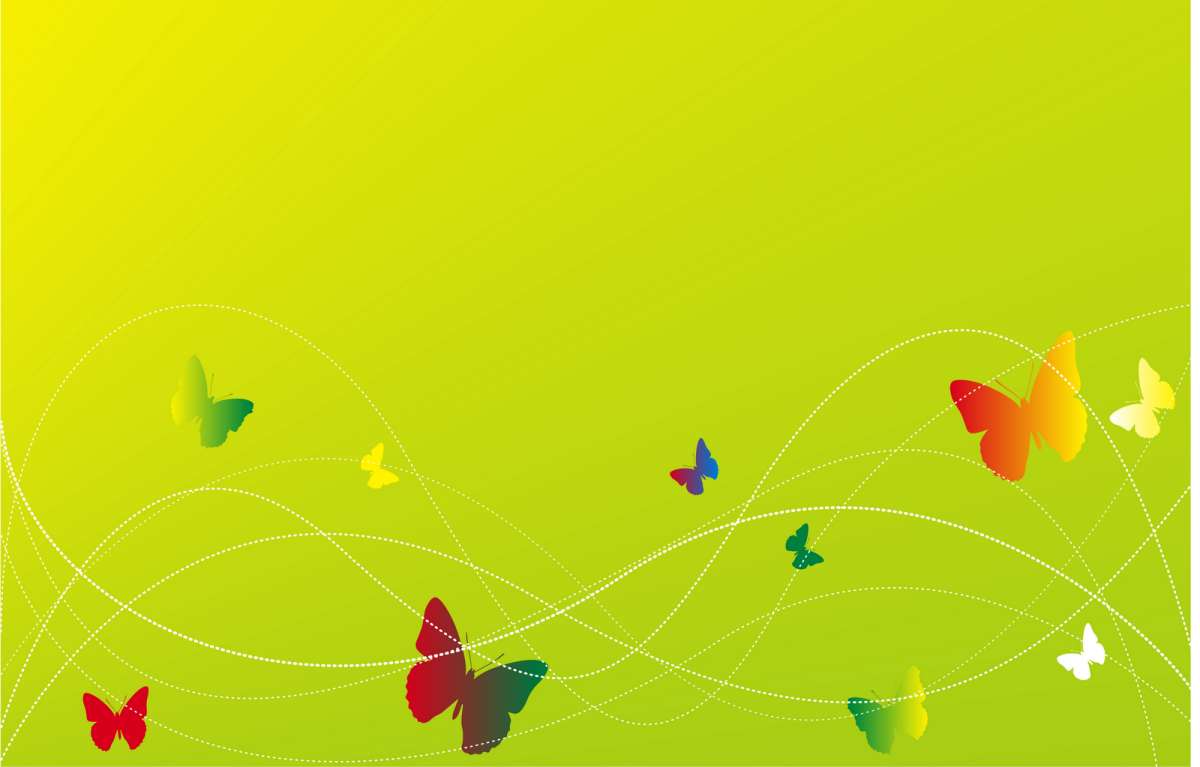 Elegant Green Bg With Butterfly Backgrounds - Background Powerpoint Elegant Green - HD Wallpaper 