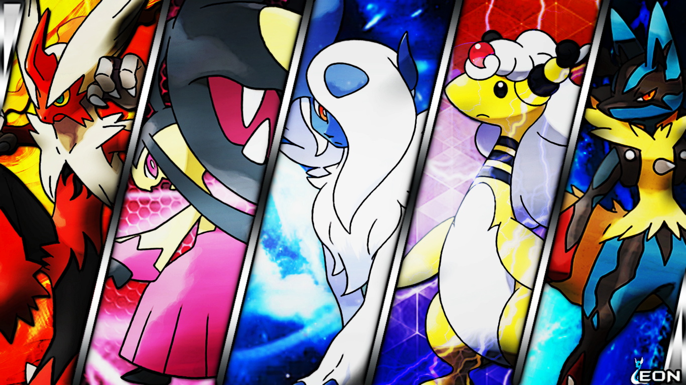 Background Mega Evolution Pokemon - HD Wallpaper 