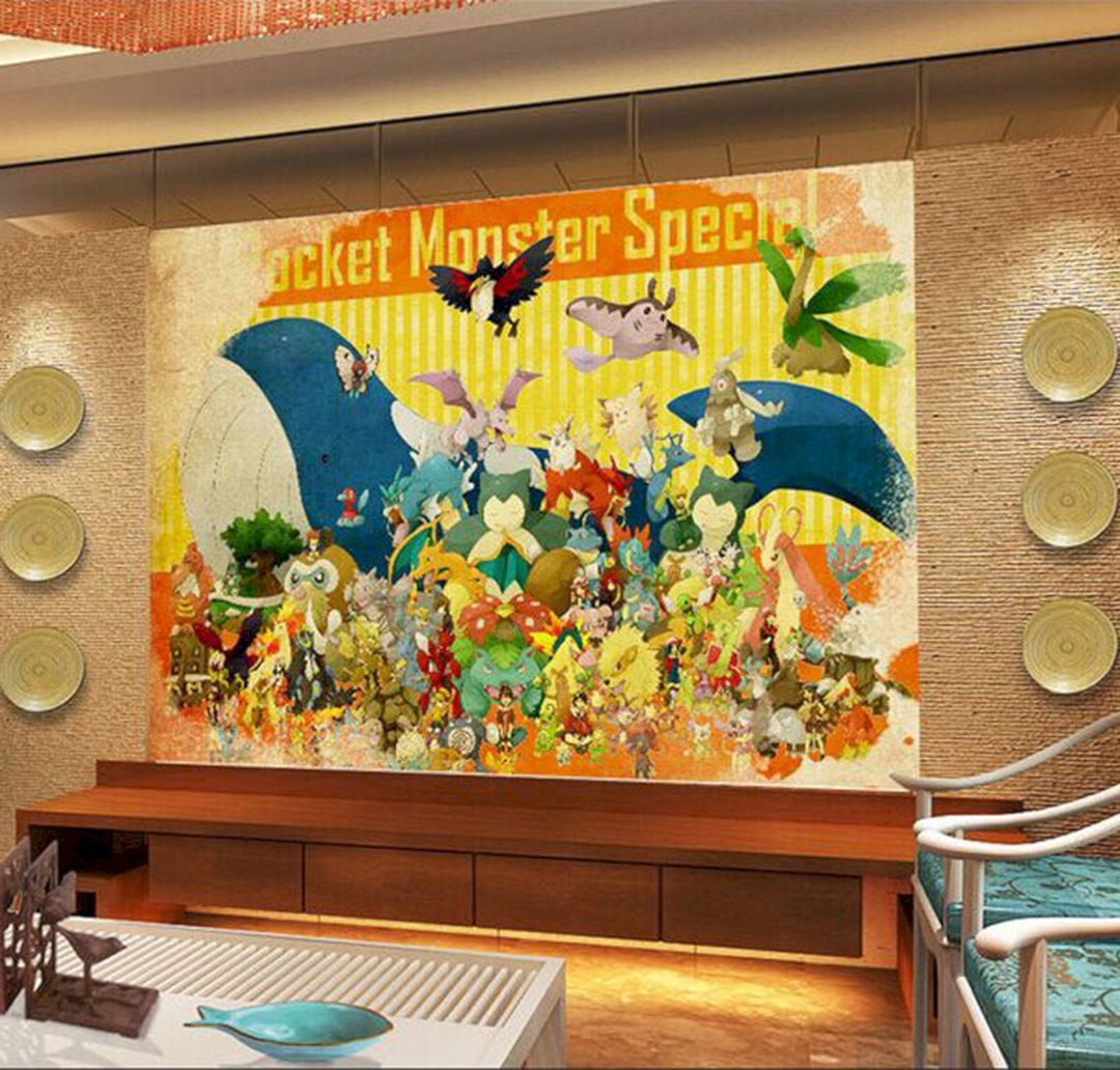 Pokemon Wallpaper For Bedroom - HD Wallpaper 