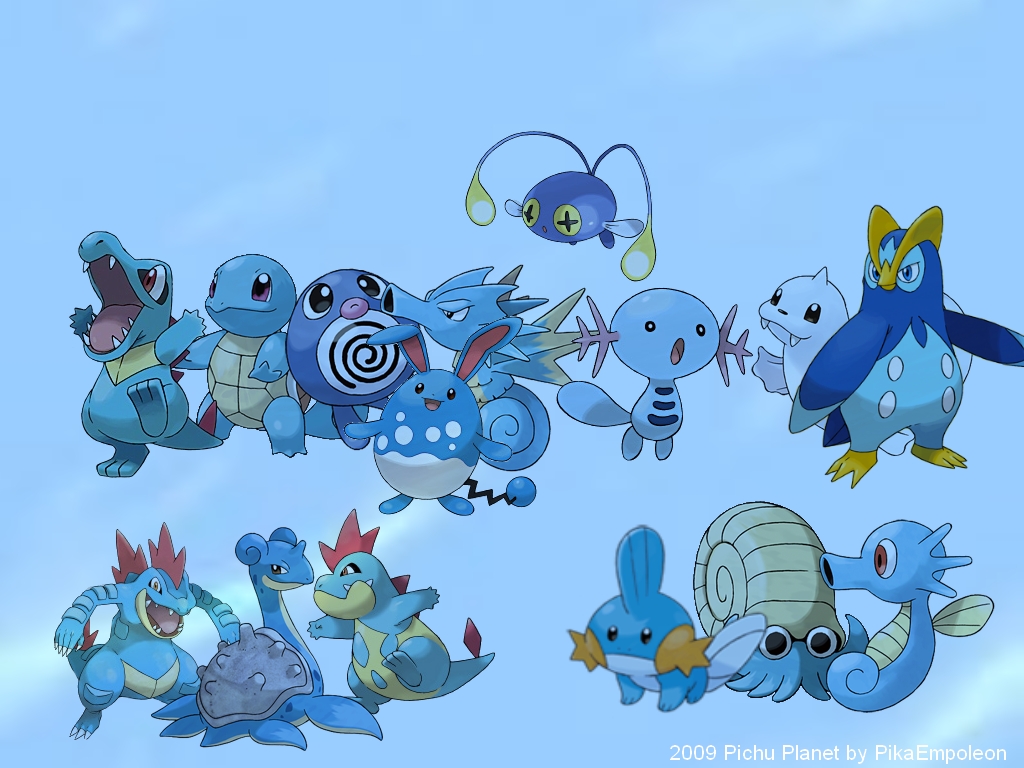 Water Pokemon - All Water Pokemon - HD Wallpaper 