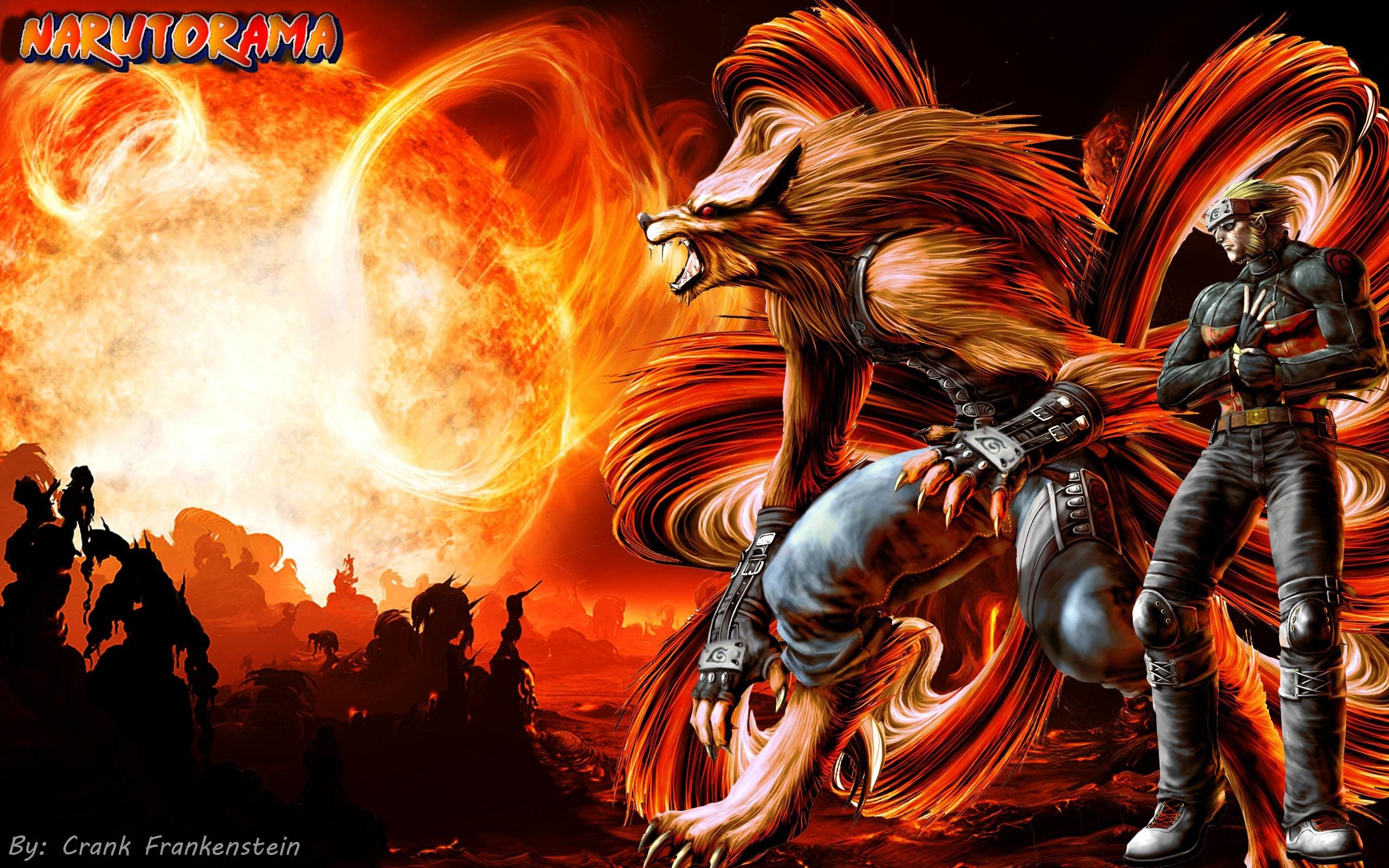 2560x1600, Naruto Wallpapers - Naruto And Nine Tail - HD Wallpaper 