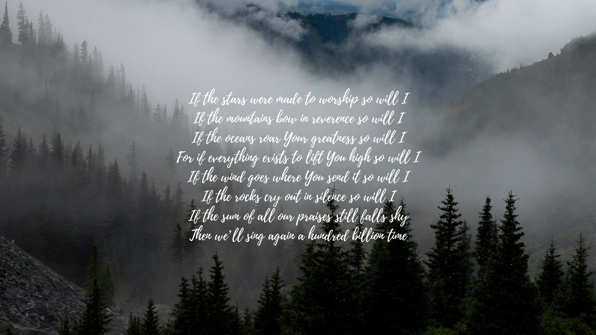 So Will I Hillsong - HD Wallpaper 