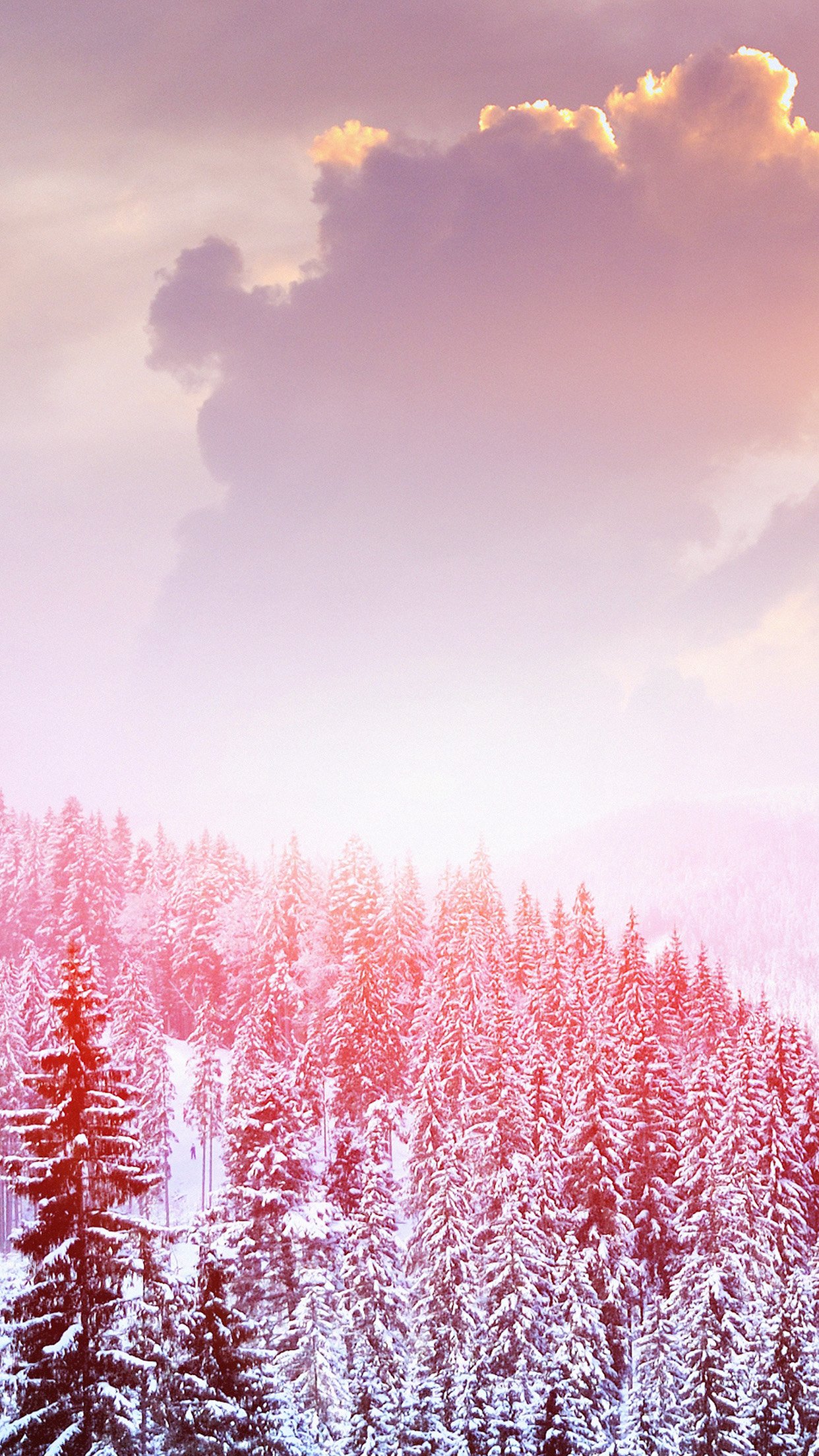 Ios Wallpaper White Red - HD Wallpaper 