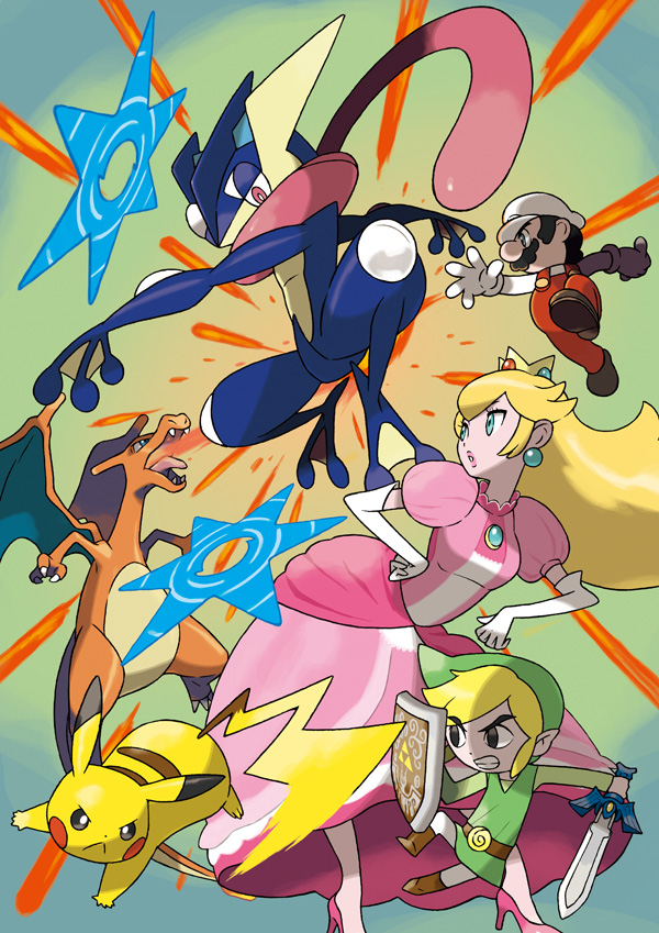 Illust-modal - Smash 4 Greninja Art - HD Wallpaper 