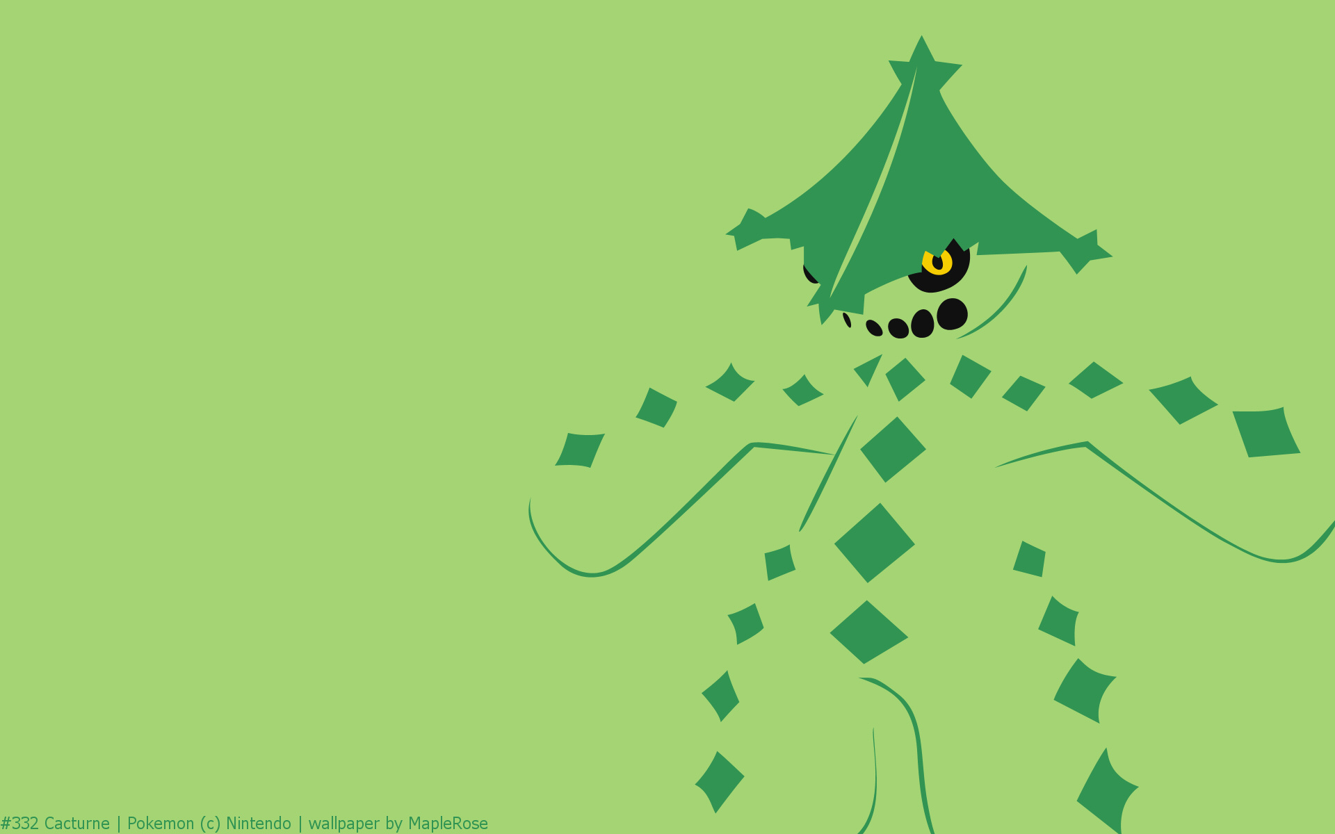 Cacturne - HD Wallpaper 