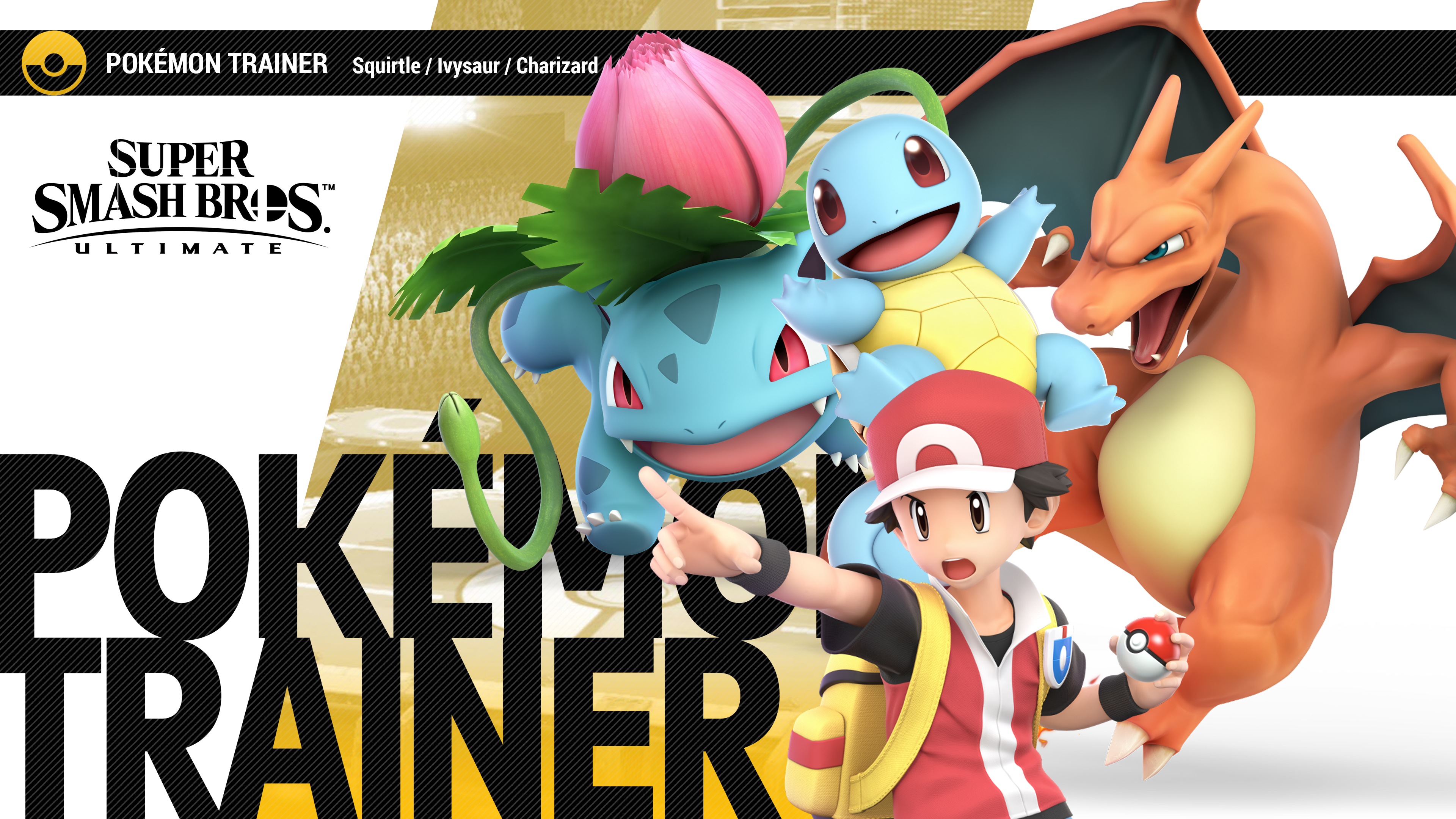 Super Smash Bros Ultimate Pokemon Trainer - HD Wallpaper 