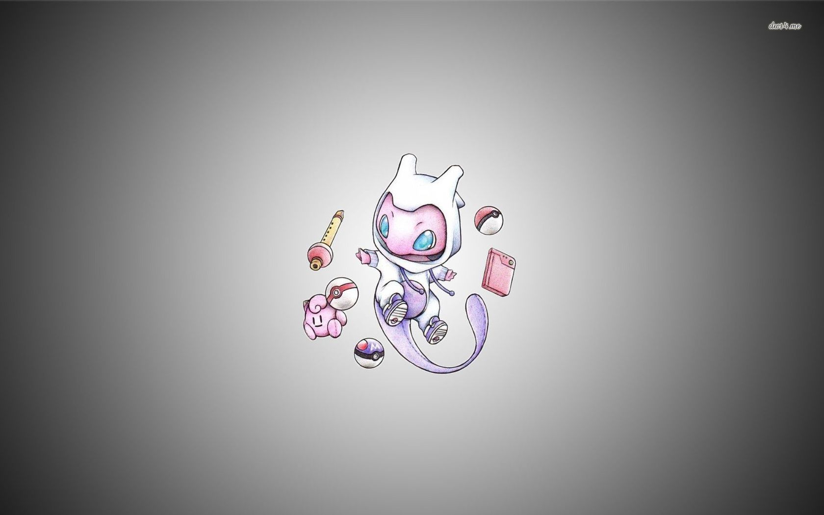 Vrhlnts Pokemon Mew Wallpaper - Illustration - HD Wallpaper 
