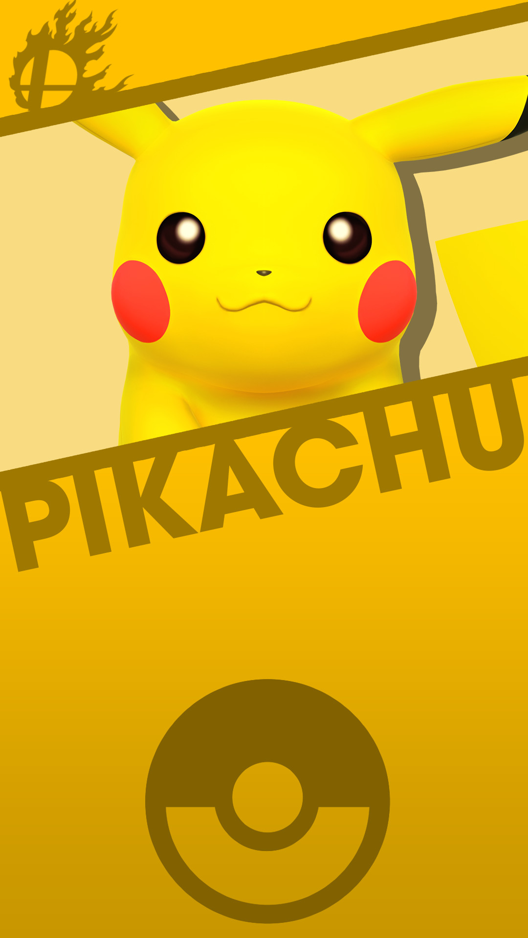 1080x1920, Video Game Pokemon Iphone Backgrounds 
 - Pikachu Smash Bros Wallpaper Phone - HD Wallpaper 