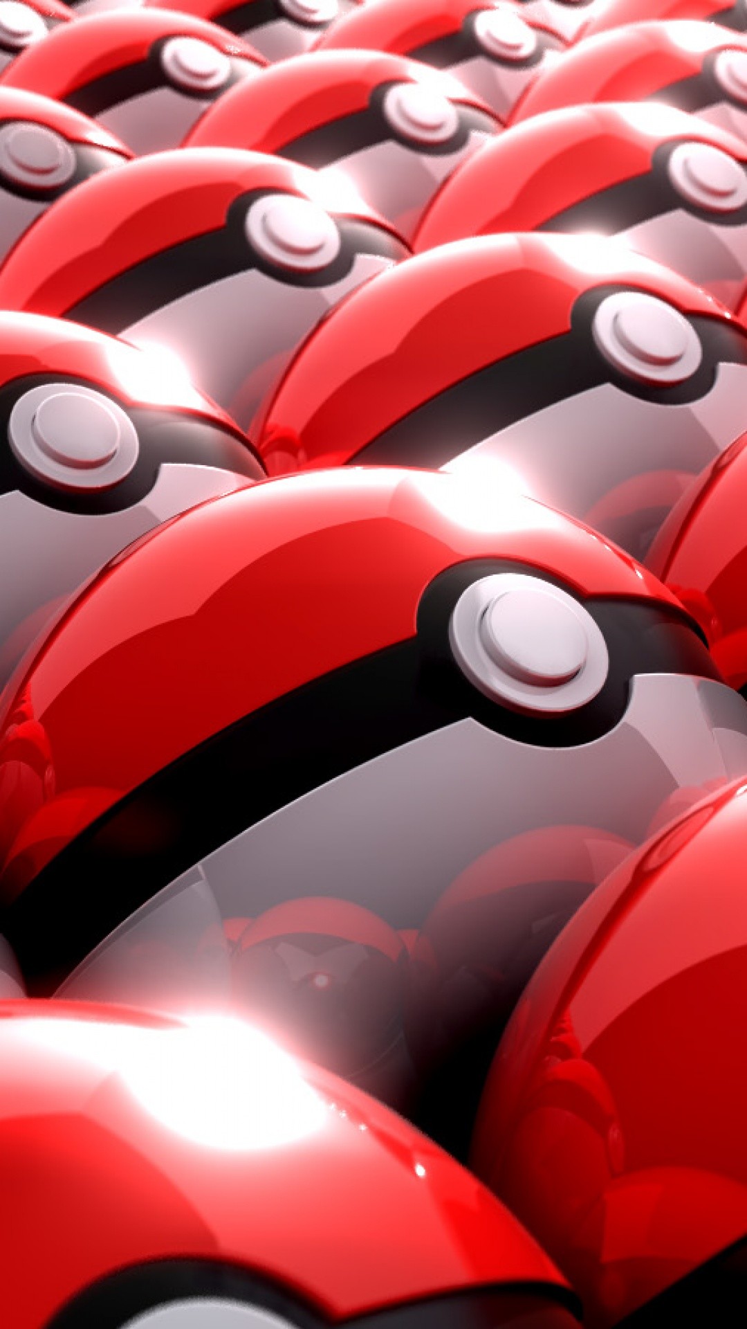 Pokemon Go Mobile Wallpapers Hd Pokeballs 
 Data-src - Pokeball Wallpaper Iphone - HD Wallpaper 