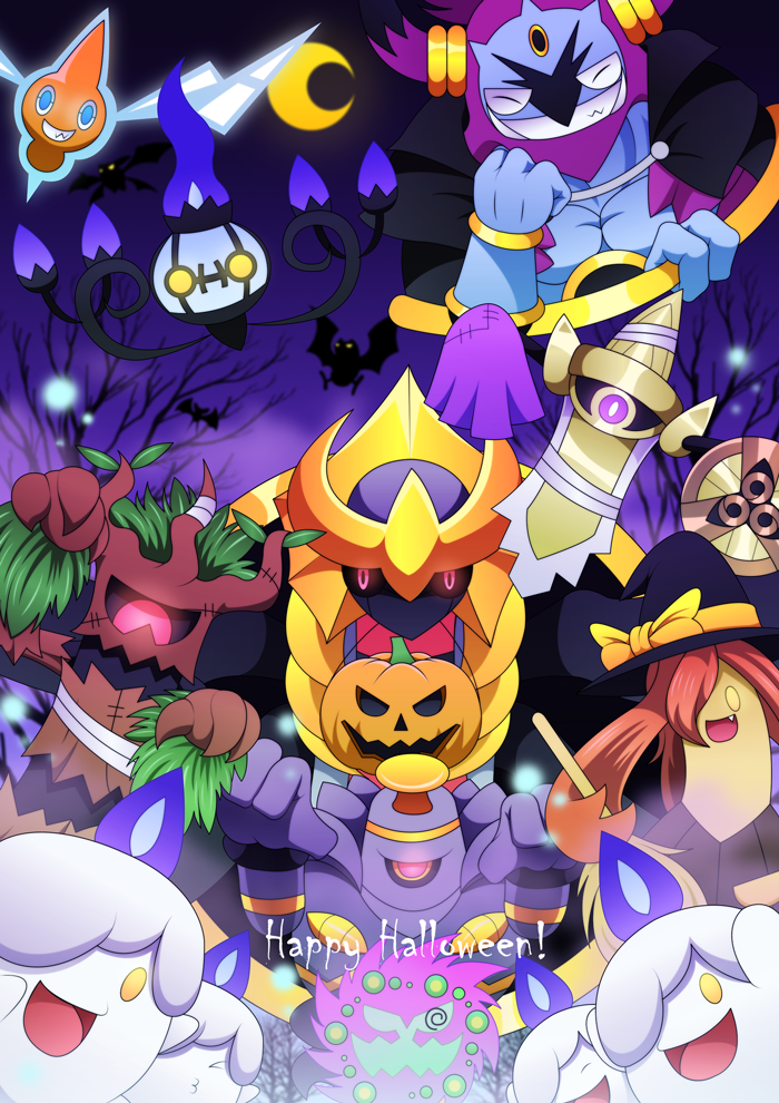 All Ghost Type Pokemon Halloween - HD Wallpaper 