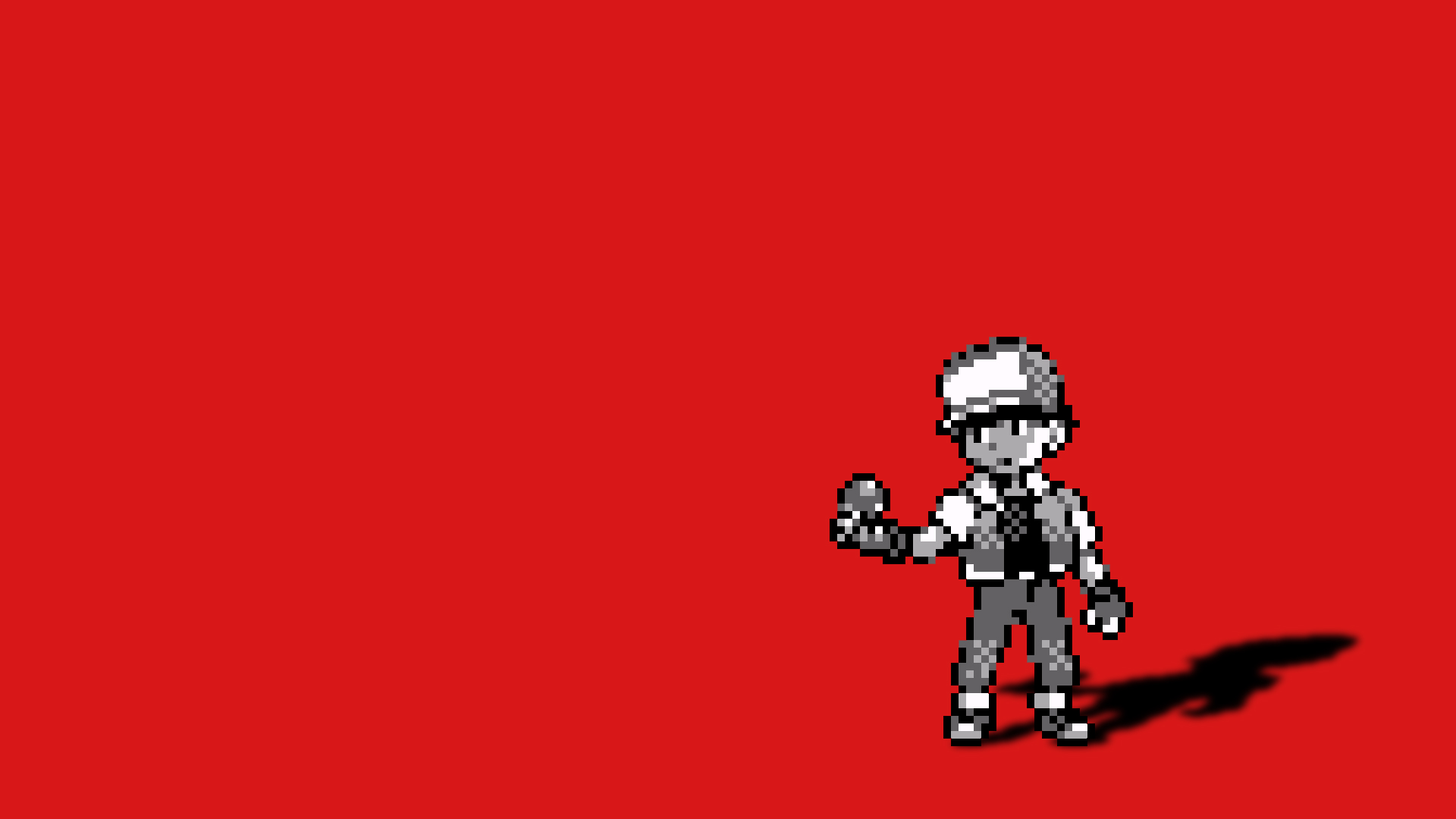 8 Bit Pokemon Red Hd - HD Wallpaper 