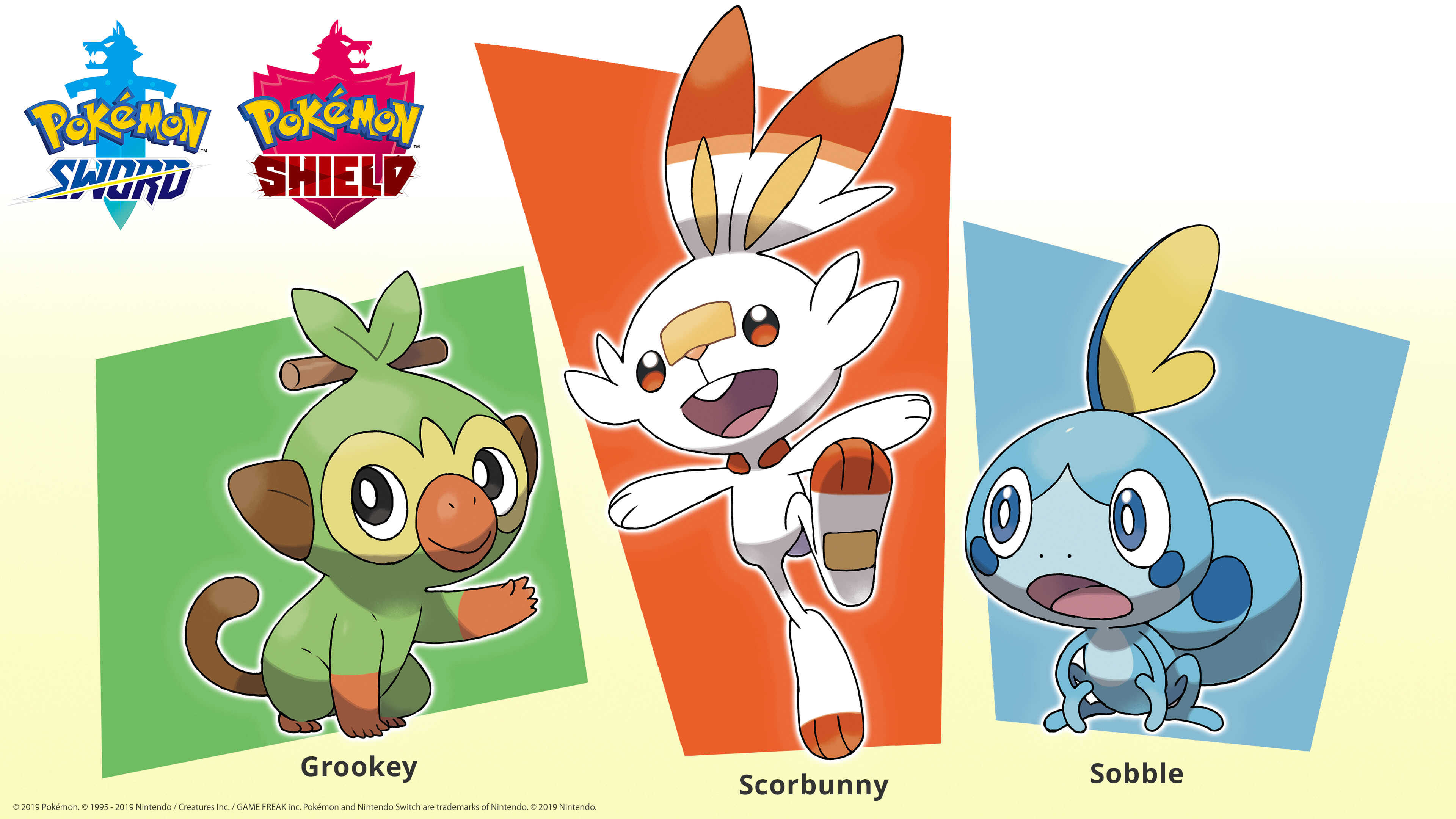 Pokemon Sword And Shield Starters Uhd 4k Wallpaper - Pokémon ™ Sword Pokémon ™ Shield - HD Wallpaper 