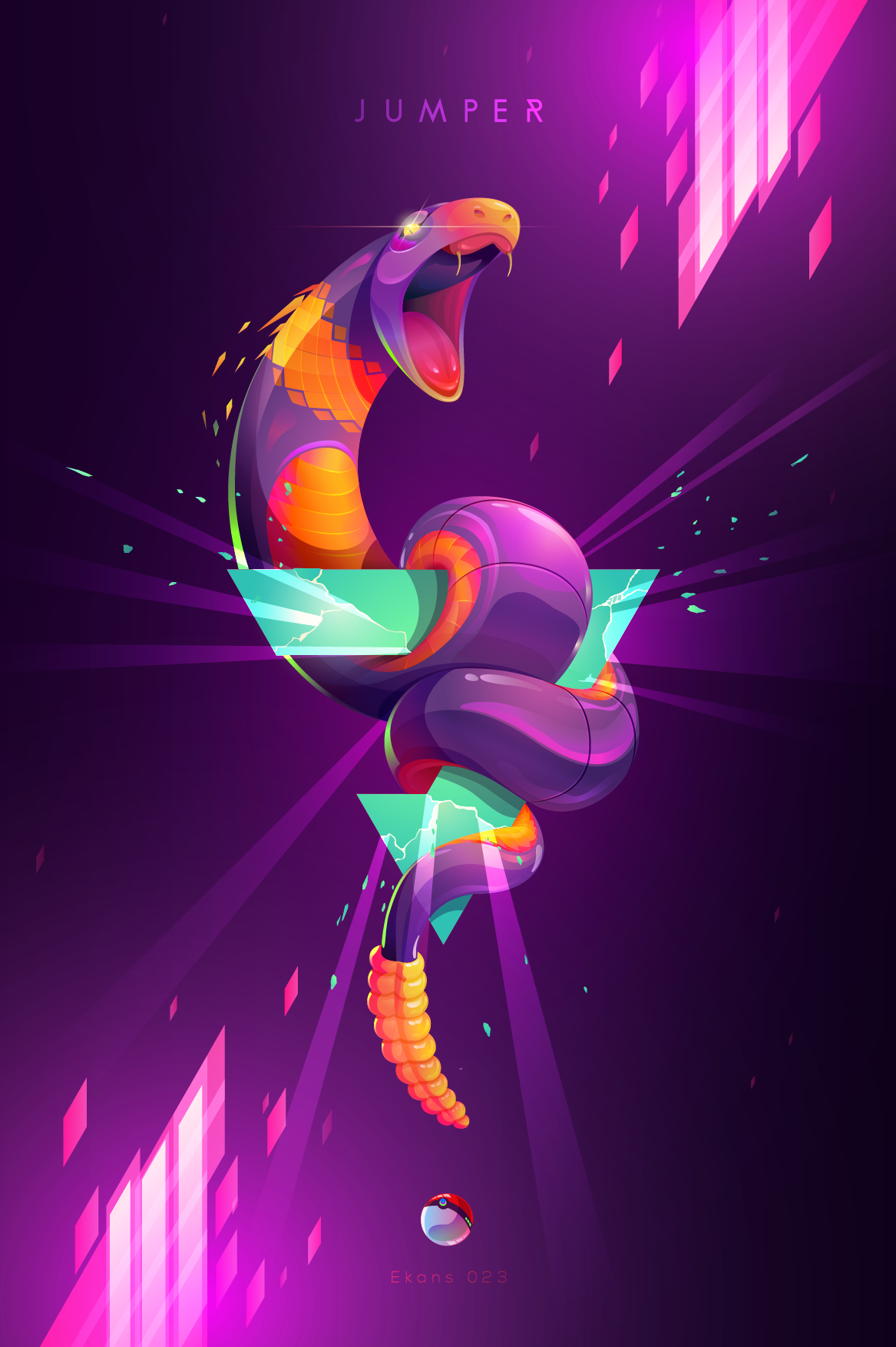 Ekans Art - HD Wallpaper 