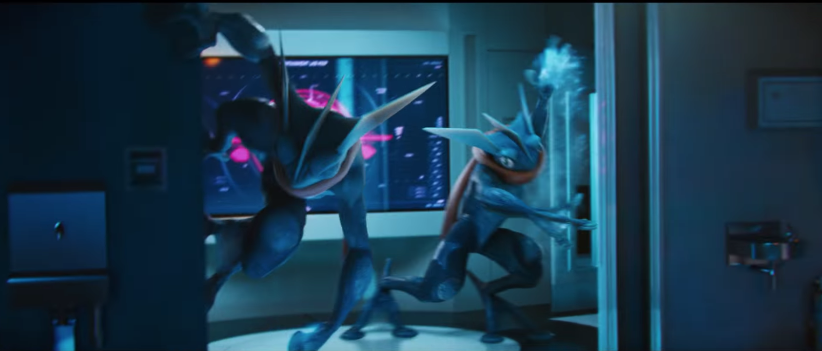 Greninja In Detective Pikachu - HD Wallpaper 