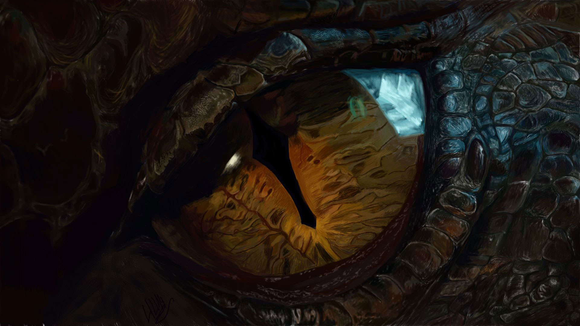 1920x1080, - Smaug Hintergrundbild - HD Wallpaper 