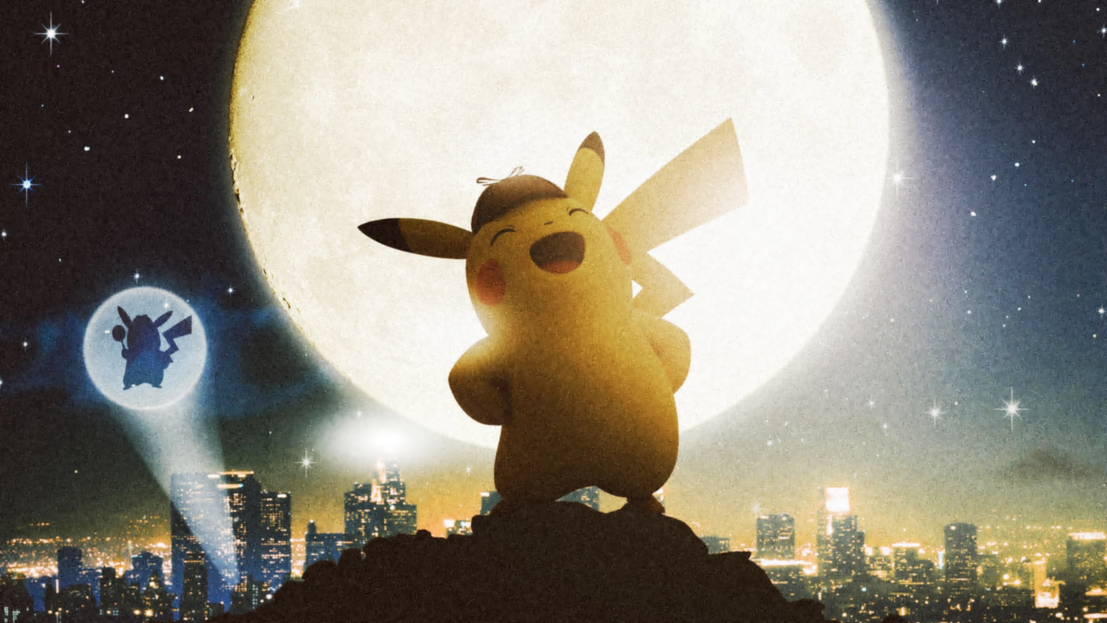 4k Pokemon Detective Pikachu Wallpaper - Detective Pikachu - HD Wallpaper 