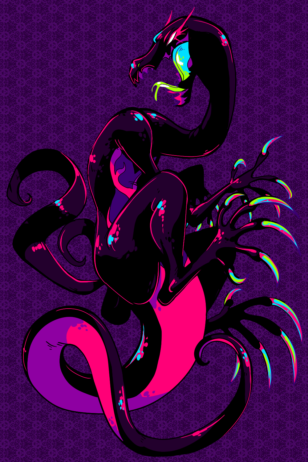 Pokemon Salazzle Fan Art - HD Wallpaper 