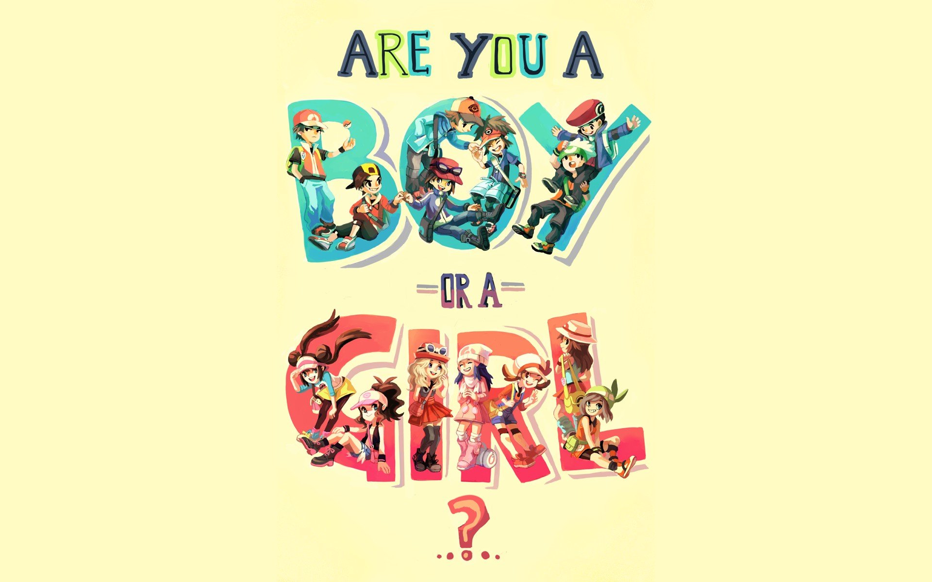 You A Boy Or A Girl Poster - HD Wallpaper 