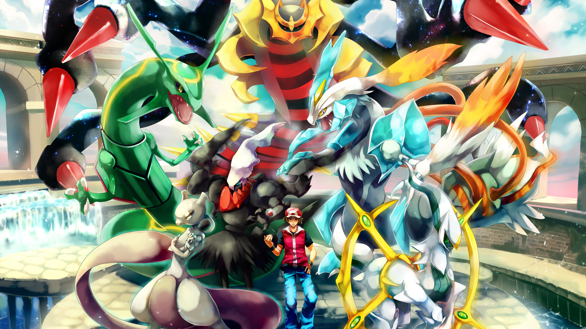 Arceus, Pokemon Photo - Pokemon Red Wallpaper Phone - HD Wallpaper 