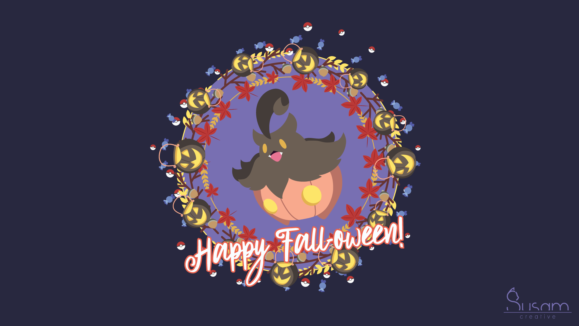 Pumpkaboo Background - HD Wallpaper 