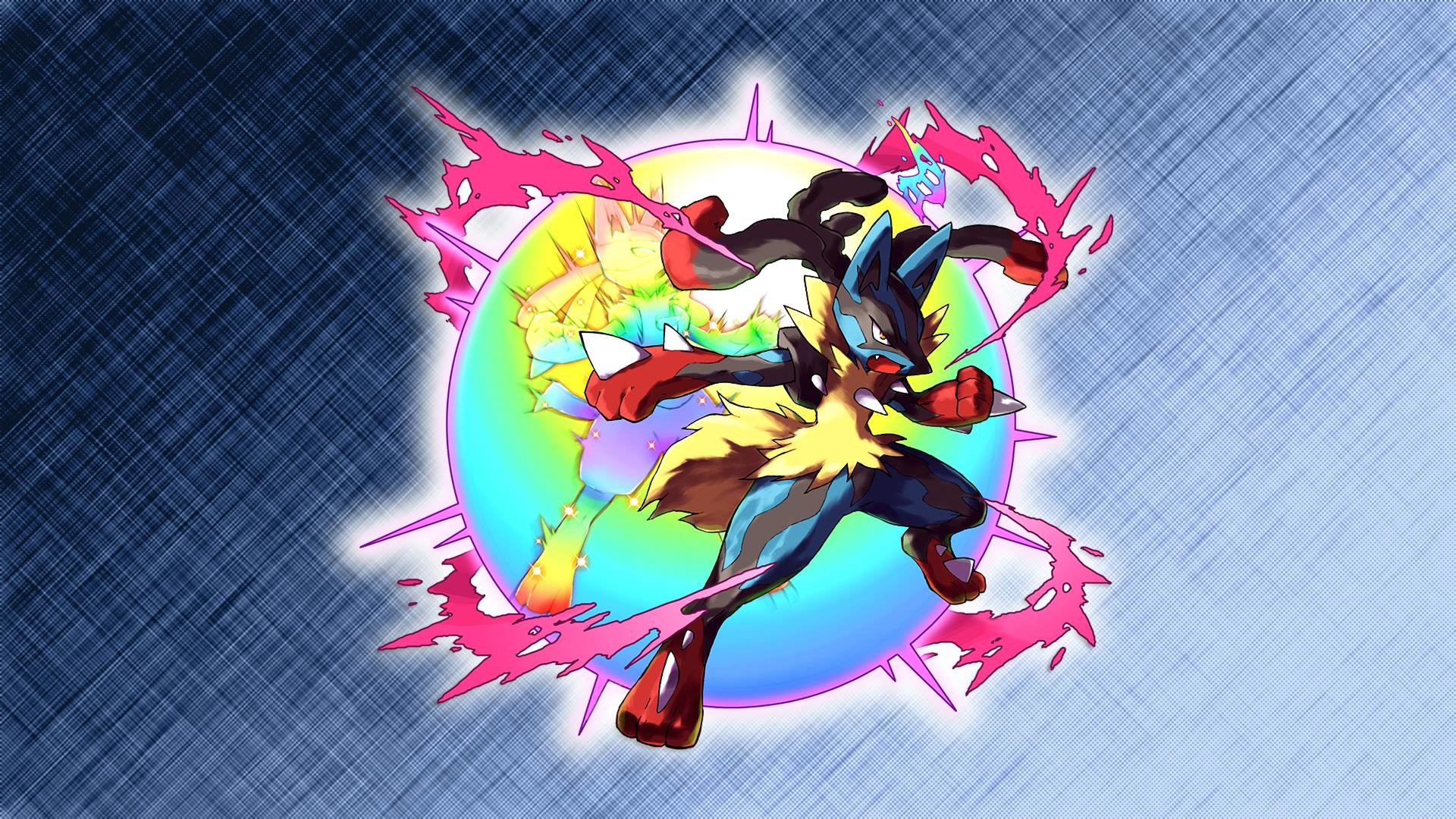 Mega Lucario Background - HD Wallpaper 