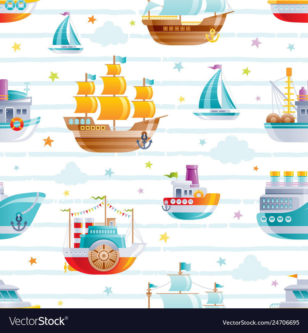 Sailing Illustration For Baby - HD Wallpaper 