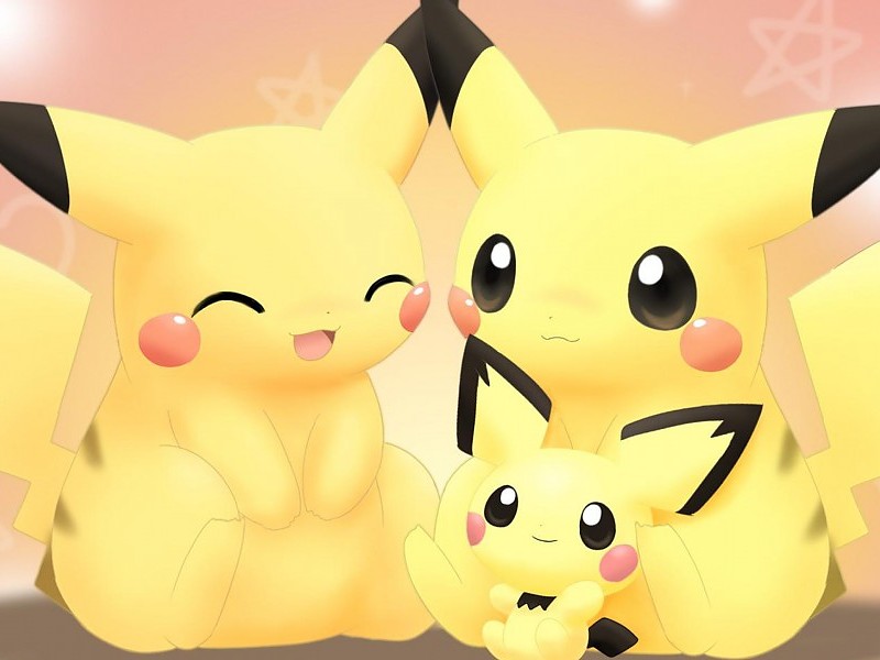 Cute Pokemon Wallpaper - Pikachu Images Download Free - HD Wallpaper 