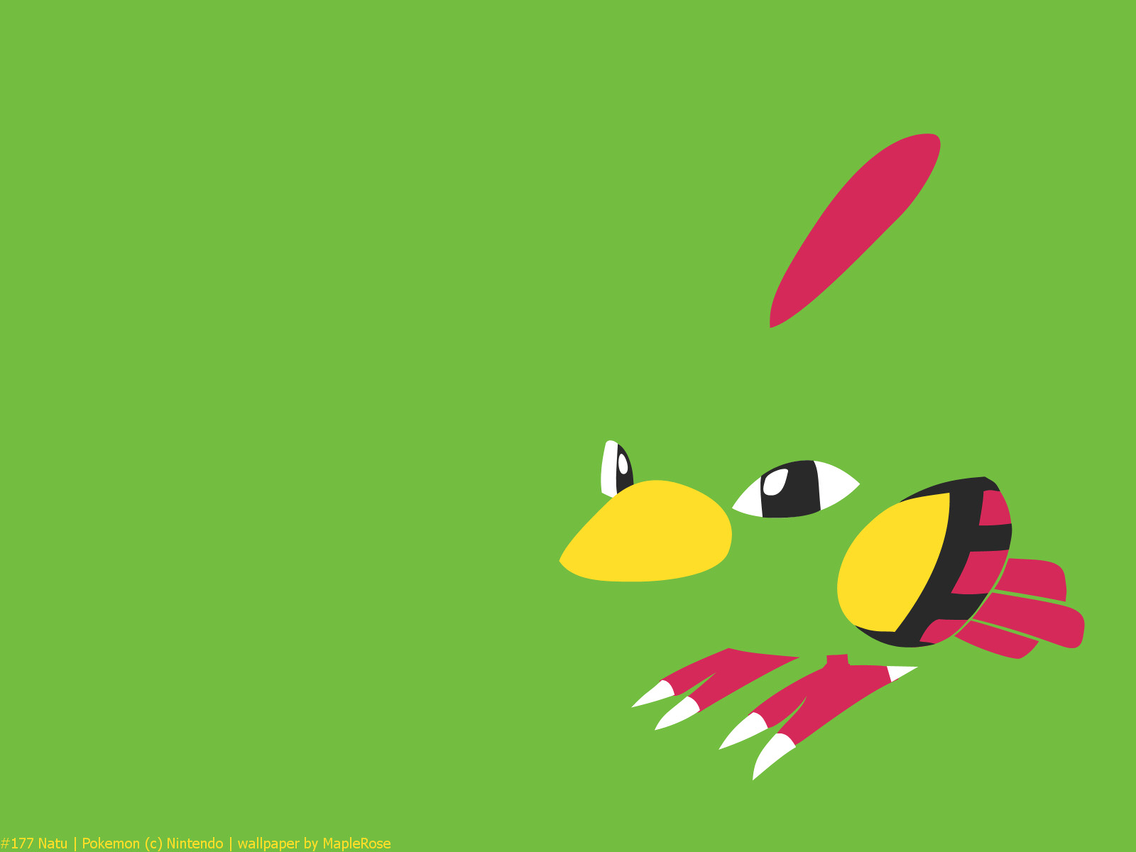 Natu Wallpaper Pokemon - HD Wallpaper 