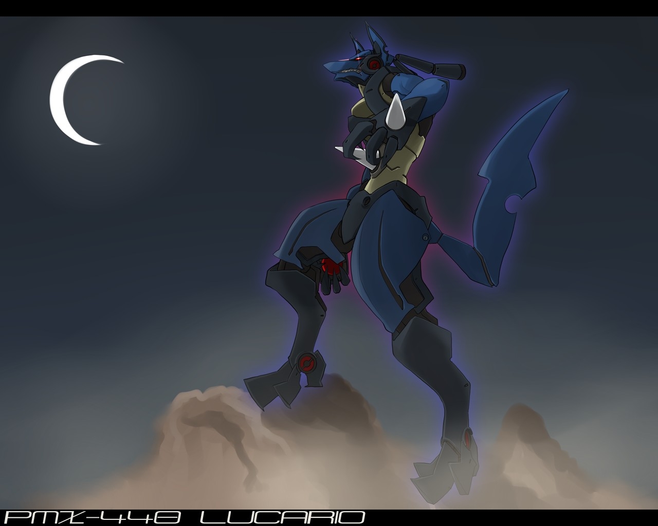 Mecha Lucario - HD Wallpaper 