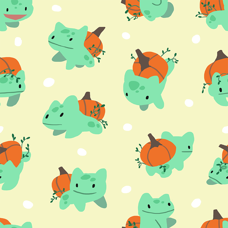 Pumpkin Bulbasaur - HD Wallpaper 