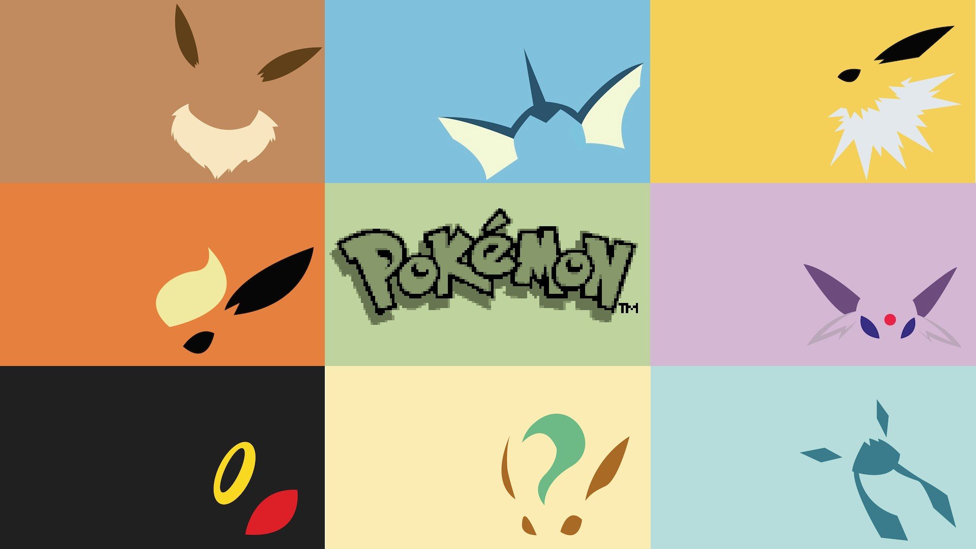 Hd Pokemon Phone Eevee Photos - Eeveelutions Sinple - HD Wallpaper 