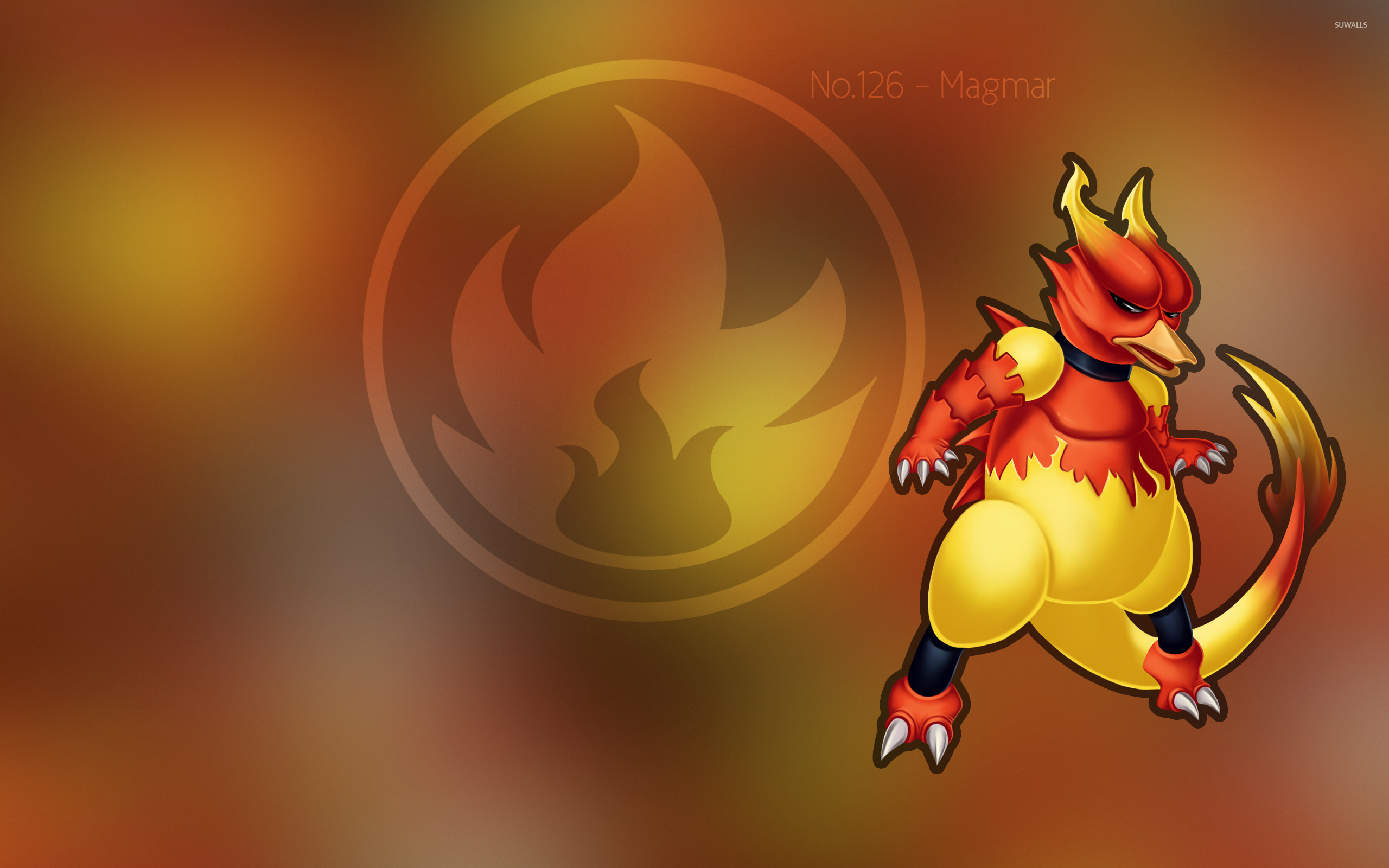 Pokemon Magmar - HD Wallpaper 