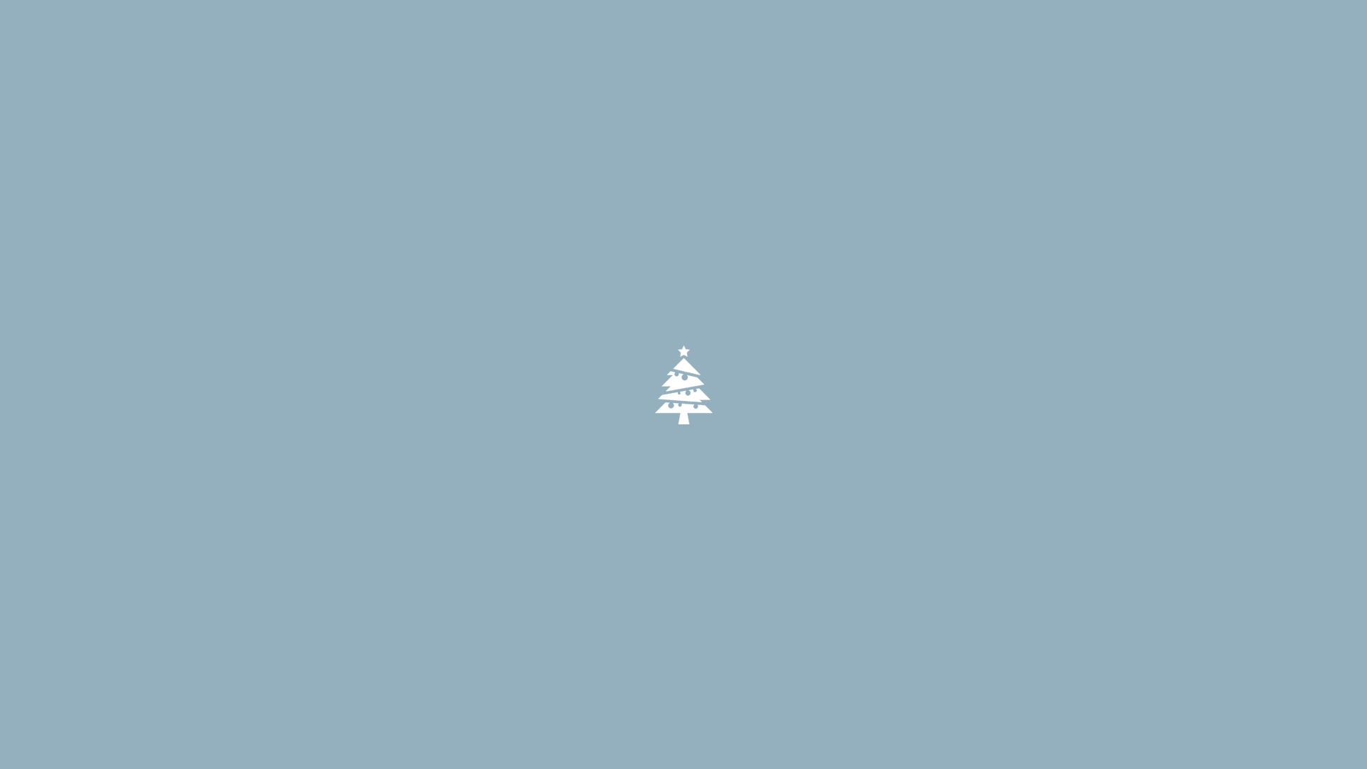 Christmas Minimalist - HD Wallpaper 
