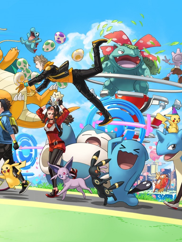 Pokemon Go, Characters, Anime Games - Pokemon Go Game - HD Wallpaper 