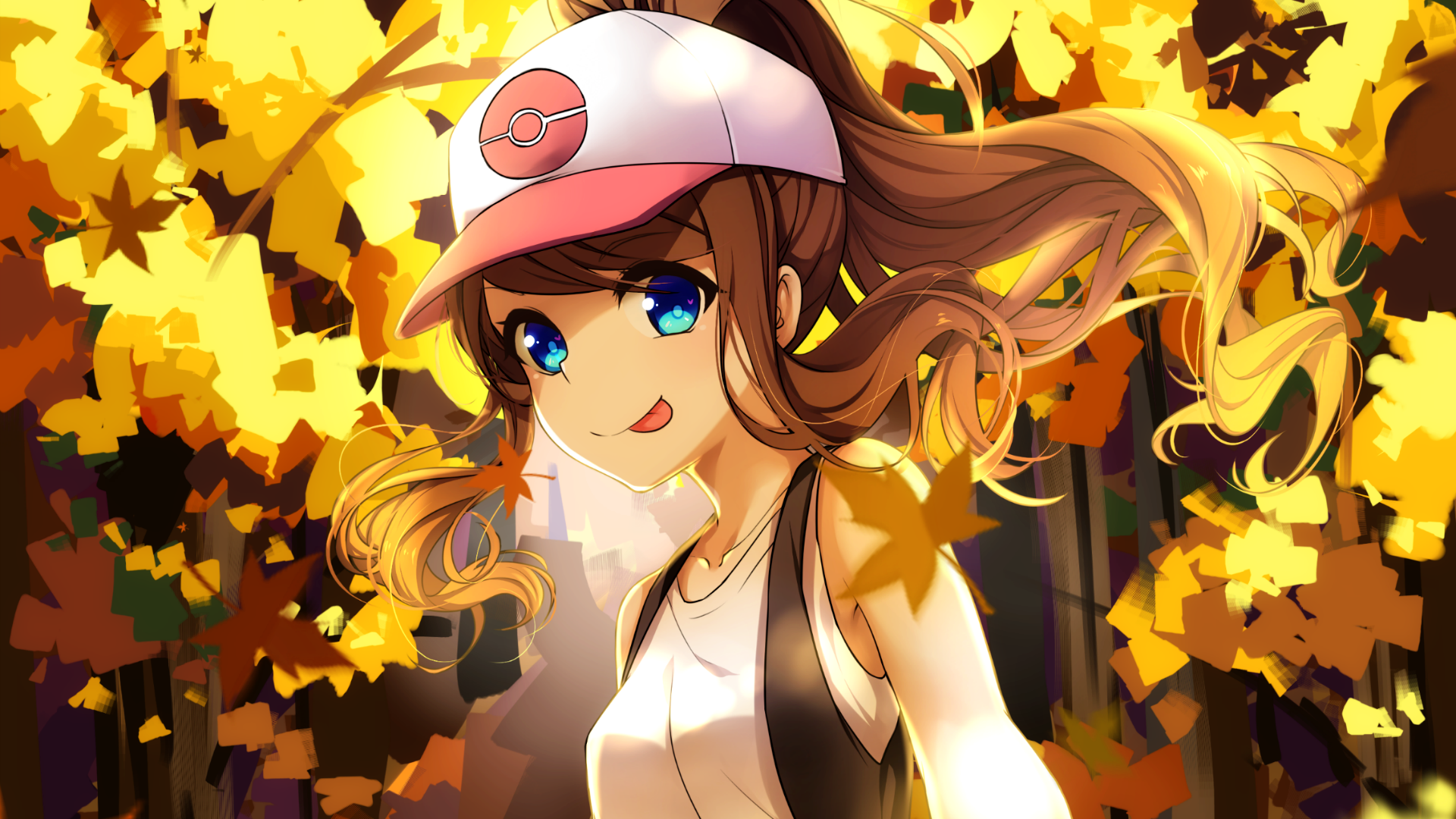 Pokemon Wallpaper Girl Trainer - HD Wallpaper 