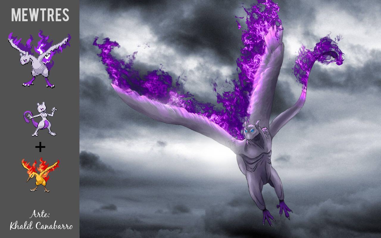 Pokemon Fusion Fan Art - HD Wallpaper 